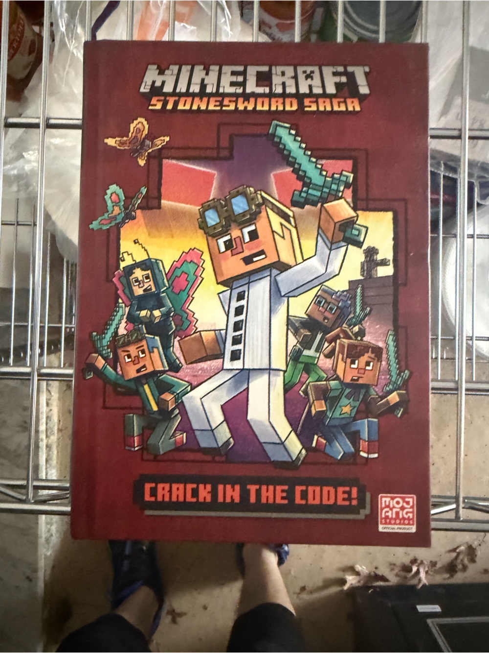 Crack in the Code! (Minecraft Stonesword Saga #1) by Nick Eliopulos Hardcover